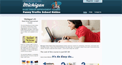 Desktop Screenshot of funnytrafficschoolonline.com
